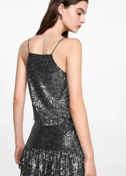 MANGO Koszule I Bluzki|Koszulki I Topy*Cekinowy top