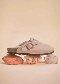 Dzieci MANGO Buty*Chodaki skórzane z wyściółką z baranka