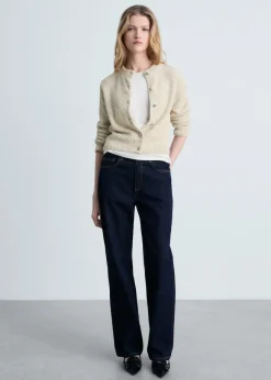 MANGO Kurtki|Swetry I Kardigany*Chunky knit jacket with buttons