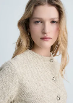 MANGO Kurtki|Swetry I Kardigany*Chunky knit jacket with buttons