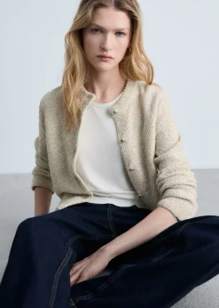 MANGO Kurtki|Swetry I Kardigany*Chunky knit jacket with buttons