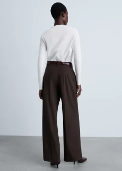 MANGO Koszulki*Cienka koszulka z okrągłym dekoltem