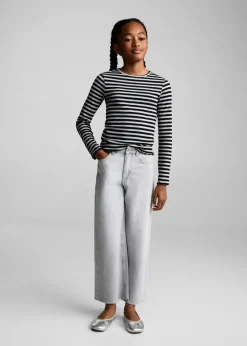 Dzieci MANGO Koszulki I Topy*Ściągaczowa koszulka w pasy