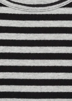 Dzieci MANGO Koszulki I Topy*Ściągaczowa koszulka w pasy