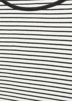 MANGO Koszulki*Ściągaczowa koszulka w pasy