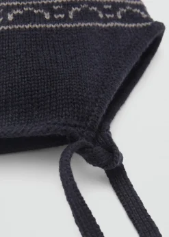 Dzieci MANGO Akcesoria|Akcesoria*Czapka żakardowa z pomponem