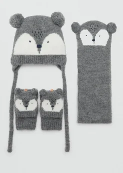 Dzieci MANGO Akcesoria|Akcesoria*Czapka dzianinowa z szopem