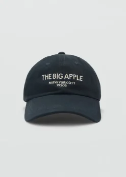 MANGO Czapki*Czapka płócienna z haftem