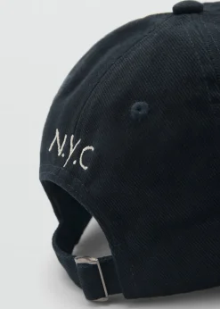 MANGO Czapki*Czapka płócienna z haftem