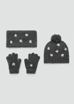 Dzieci MANGO Akcesoria*Czapka z dzianiny z mieszanki wełny