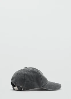 MANGO Więcej Akcesoriów*Czapka z ozdobnym haftem