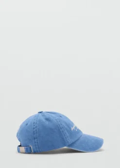 MANGO Więcej Akcesoriów*Czapka z ozdobnym haftem