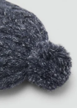 Dzieci MANGO Akcesoria|Akcesoria*Czapka z plecionej dzianiny z pomponem