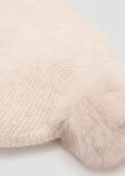 Dzieci MANGO Akcesoria*Czapkoszalik z pomponami