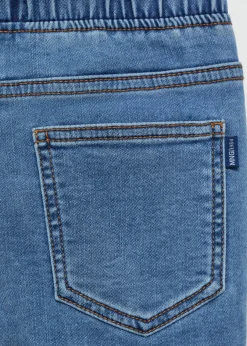 Dzieci MANGO Bermudy*Denimowe bermudy z elastycznym pasem