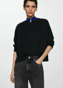 MANGO Dżinsy*Dżinsy balloon z wysokim stanem