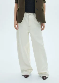 MANGO Dżinsy*Dżinsy balloon z wysokim stanem