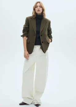 MANGO Dżinsy*Dżinsy balloon z wysokim stanem