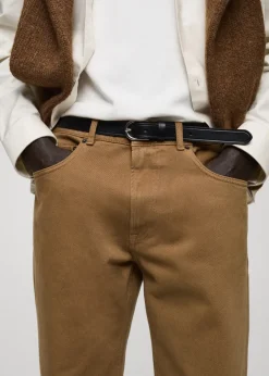 MANGO Dżinsy*Dżinsy bawełniane straight fit