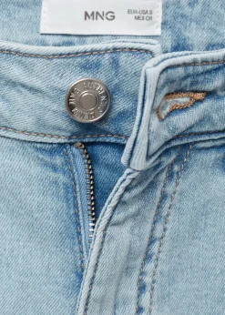MANGO Dżinsy*Dżinsy bawełniane z prostymi nogawkami
