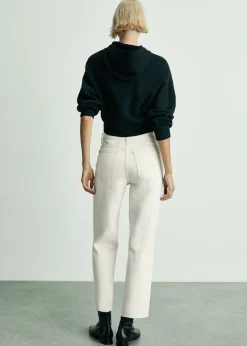 MANGO Dżinsy*Dżinsy Blanca o prostym kroju crop