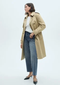 MANGO Dżinsy*Dżinsy Blanca o prostym kroju crop