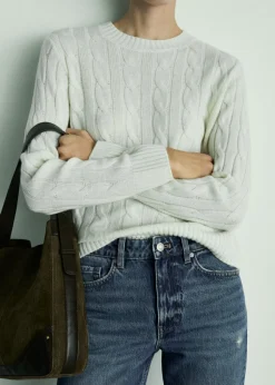 MANGO Dżinsy*Dżinsy Blanca o prostym kroju crop