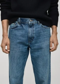 MANGO Dżinsy*Dżinsy Bob regular fit kolor średni niebieski