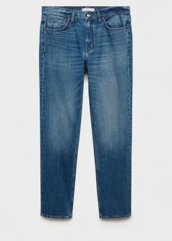 MANGO Dżinsy*Dżinsy Bob regular fit kolor średni niebieski