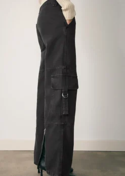 MANGO Dżinsy*Dżinsy cargo z suwakami