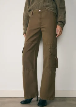 MANGO Dżinsy*Dżinsy cargo z suwakami