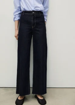 MANGO Dżinsy*Dżinsy Catherin culotte rinse wash