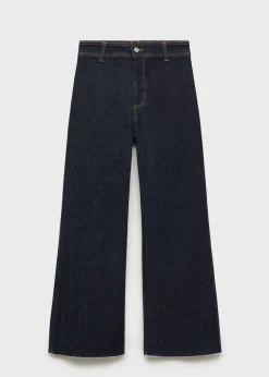 MANGO Dżinsy*Dżinsy Catherin culotte rinse wash