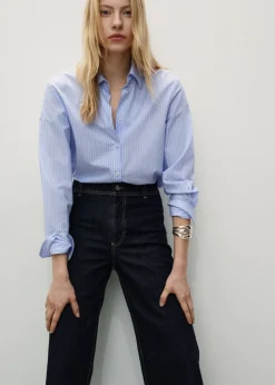 MANGO Dżinsy*Dżinsy Catherin culotte rinse wash