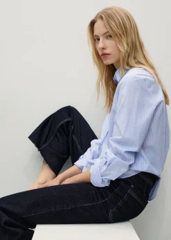 MANGO Dżinsy*Dżinsy Catherin culotte rinse wash