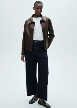 MANGO Dżinsy*Dżinsy Catherin culotte rinse wash