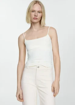 MANGO Dżinsy*Dżinsy Catherin culotte z wysokim stanem