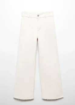 MANGO Dżinsy*Dżinsy Catherin culotte z wysokim stanem