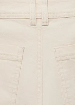 MANGO Dżinsy*Dżinsy Catherin culotte z wysokim stanem