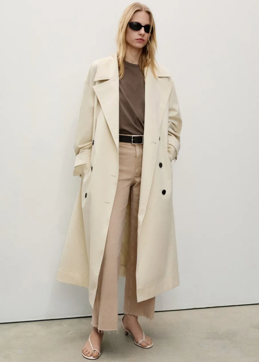 MANGO Dżinsy*Dżinsy Catherin culotte z wysokim stanem