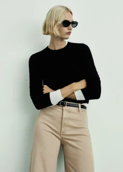 MANGO Dżinsy*Dżinsy Catherin culotte z wysokim stanem