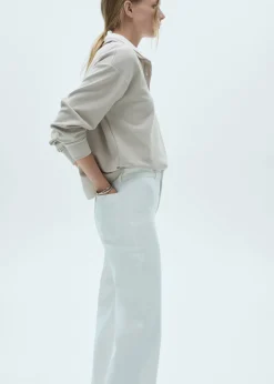 MANGO Dżinsy*Dżinsy Catherin culotte z wysokim stanem