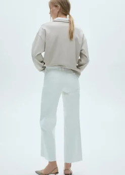 MANGO Dżinsy*Dżinsy Catherin culotte z wysokim stanem