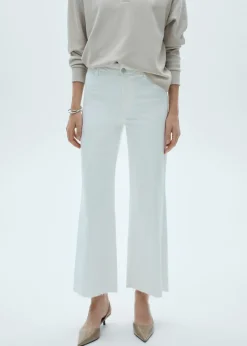 MANGO Dżinsy*Dżinsy Catherin culotte z wysokim stanem