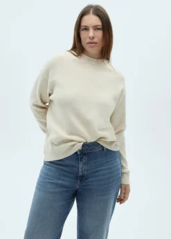 MANGO Dżinsy*Dżinsy Catherin culotte z wysokim stanem