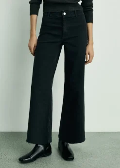 MANGO Dżinsy*Dżinsy Catherin culotte z wysokim stanem