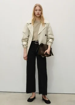 MANGO Dżinsy*Dżinsy Catherin culotte z wysokim stanem