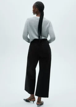 MANGO Dżinsy*Dżinsy Catherin culotte z wysokim stanem