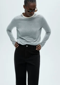 MANGO Dżinsy*Dżinsy Catherin culotte z wysokim stanem