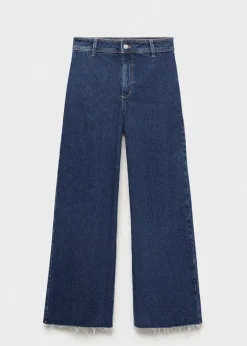MANGO Dżinsy*Dżinsy Catherin culotte z wysokim stanem